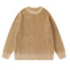 Vintage Style Gradient Oversized Sweater